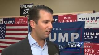 Raw Pittsburghs Action News 4 speaks with Donald Trump Jr [upl. by Daniell]