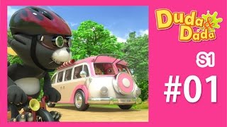 DudaampDada Ep01 Hello Pinka  안녕 핑카  Car Animation  Duda Dada  Cartoon for children [upl. by Kerrill110]