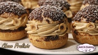 Recette de Choux Pralinés façon ParisBrest [upl. by Iolande596]