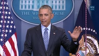 President Obama Holds his Final Press Conference [upl. by Arrim343]