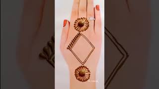 Easy And Simple Mehndi Design mehndi [upl. by Arrej]