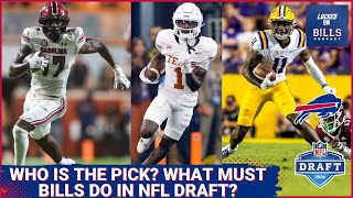 What will the Buffalo Bills do in the 1st round of the NFL Draft Brandon Beane’s draft todo list [upl. by Ahsekram]