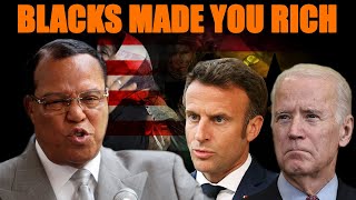 You are benefiting from the sweat of black Americans  Louis Farrakhan exposed the US [upl. by Beera]