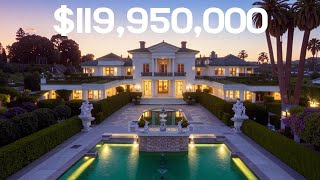 Inside Americas Most Expensive House A Tour of the 119 Million Bel Air Mansion [upl. by Negaem]