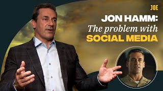 Jon Hamm explains why he dislikes social media platforms [upl. by Filberte911]