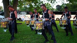 Crossmen Drumline Allentown Lot DCI 2019 60 FPSQuality Audio [upl. by Annaoj]