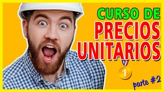 CURSO PRECIOS UNITARIOS  ✅ Aprende cómo hacer tus matrices de pu con el curso de precios unitarios [upl. by Asiek]