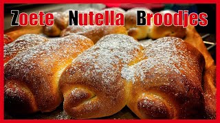 Zoete Nutella Broodjes  KOKEN MET GUNTHER [upl. by Itsirc]