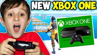 KID GETS XBOX ONE IF BEATS DEATHRUN  Fortnite [upl. by Aker]