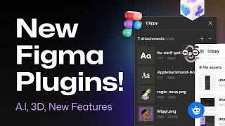 New Figma Plugins Are SO Good – Freepik AI 3D Clippy amp More [upl. by Sweyn984]