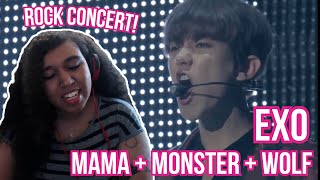 STOP  EXO  Mama  Monster  Wolf Remix REACTION [upl. by Luciana137]