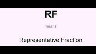 Representative Fraction [upl. by Engleman]