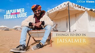 Ultimate Jaisalmer Travel Guide  Sam Dunes Safari  History of Jaisalmer Fort  Traveling Mondays [upl. by Morocco]