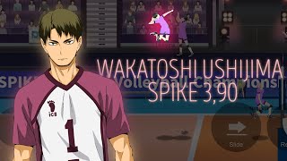 The Spike  Ushijima Wakatoshi  Shiratorizawa Gakuen  Best Spiker  Haikyuu [upl. by Olraced]