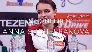 Press Conference at Russian Nationals 2022  Anna Shcherbakova  English sub [upl. by Asher23]