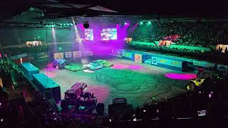 Hot Wheels Monster Truck Live Glow Party 2024 in Adelaide South Australia In the arena Mega Wrex [upl. by Sileas532]