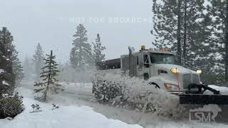 2292024 Truckee CA  Significant Blizzard Begins [upl. by Haile]