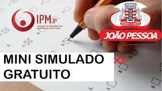 Mini simulado  concurso de João Pessoa IMP [upl. by Huldah]