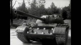 Footage of an early Soviet APS on a T55 tank 19621964 [upl. by Eitsyrhc627]