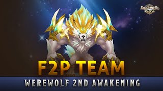 F2P Team for Werewolf Second Awakening [upl. by Adim]