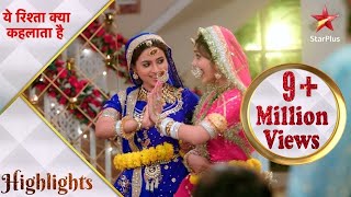 Yeh Rishta Kya Kehlata Hai  Akshara aur Aarohi ne celebrate kiya Gangaur [upl. by Berl]