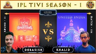 Debasish Vs Khalid  Odisha Spartans Vs United India  IPL Carrom Tournament [upl. by Llevad254]