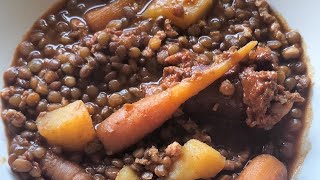 lentejas con carne picada 😋😋😋😋 quedan riquísima con la carne [upl. by Marquis]