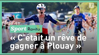 Valentin Madouas remporte la Bretagne Classic à Plouay [upl. by Collar]