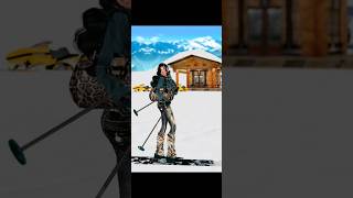 I visit Val Thorens Ski Resort IMVU Mini Visual 🏂☃️❄️💫 [upl. by Tacita]