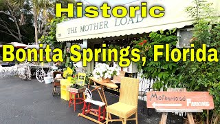 Historic Downtown Bonita Springs Florida Things To Do Places To Go See Paradise Coast 4K [upl. by Eillat]