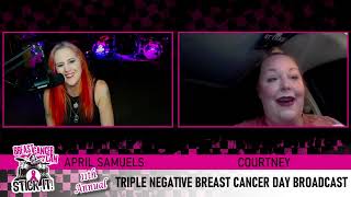 Courtney  Triple Negative Breast Cancer Survivor TNBC Broadcast 2024 [upl. by Rednael561]