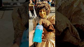 Bonko juice for Gold Lady goldenprincess disneytravel trending statue disney goldenroad viral [upl. by Ardnuhs]