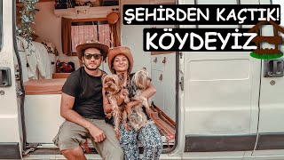 KARAVANLA ŞEHİRDEN KÖYE KAÇIŞ  Köyde Günler Nasıl Geçiyor  Doğal ve Sağlıklı Yaşam  Van Life [upl. by Enelear113]