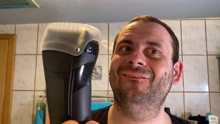 Braun series 3 Elektrorasierer gegen meinen 4 Tage Bart Braun series 3 shaver VS 4 days beard test [upl. by Limaa]