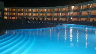 eurostars las salinas pool area at night caleta de fuste fuertaventura canary islands [upl. by Gawain]