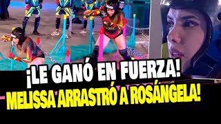 MELISSA LOZA ARRASTRÓ A ROSÁNGELA ESPINOZA ¡LE GANÓ EN UNA COMPETENCIA [upl. by Anidene]