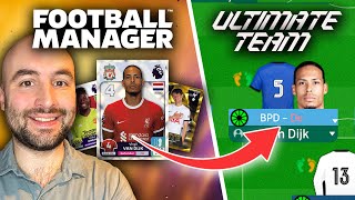 ULTIMATE TEAM in Football Manager with Panini Stickers [upl. by Olympium105]