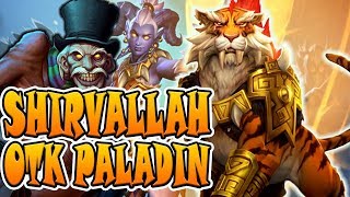 Shirvallah Otk Paladin  best otk deck atm  Hearthstone  Rise of Shadows [upl. by Ahsii]