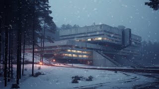 SCP Research Center  3 Hour SCP Ambient with Blizzard Sounds Relaxing Music [upl. by Landbert795]