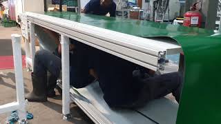 Belt Conveyor  How its Made  Fabrication amp Installation [upl. by Ahsii423]