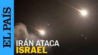 Irán bombardea Israel un ataque aéreo con cerca de 200 misiles alcanza el centro del país [upl. by Delmer]