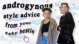 androgynous style advice for dummies ✨😈 [upl. by Anelegna]