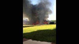 Horse barn fire haughton la [upl. by Chon]