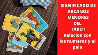 ARCANOS MENORES DEL TAROT CURSO DE TAROT AVANZADO [upl. by Morell]