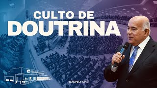 AO VIVO  CULTO DE DOUTRINA IEADPE 08042024 [upl. by Hewes257]