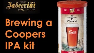 HBW  How to brew a Coopers IPA kit [upl. by Orecic184]