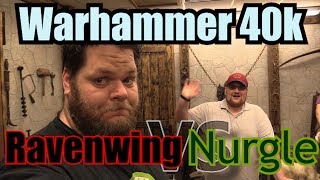 Ravenwing vs Nurgle Daemons Warhammer 40k Battle Report Ep10 [upl. by Cyrille476]