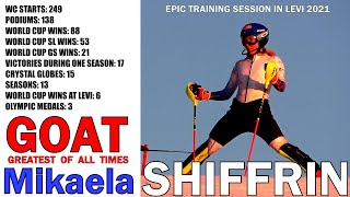 Mikaela SHIFFRIIN  Greatest Slalom Skier Of All Times [upl. by Ymme186]