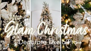 How to Decorate a Glam Christmas Tree [upl. by Dlaregztif]