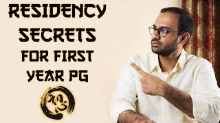 Residency Secrets  Watch this if you are Starting PG [upl. by Akina]